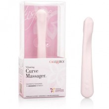Изысканный женский вибратор для точки G - «Inspire Vib Curve Massager» от компании California Exotic Novelties цвет розовый, SE-4812-00-3, бренд CalExotics, длина 17.3 см.