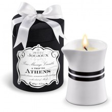 Массажное масло в виде большой свечи «Petits Joujoux Athens» с ароматом муската и пачули, 190 мл, Petits Joujoux 46702, 190 мл.