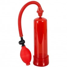 Классическая вакуумная помпа «Bang Bang» от компании You 2 Toys, цвет красный, 0519960, из материала ПВХ, длина 20 см., со скидкой