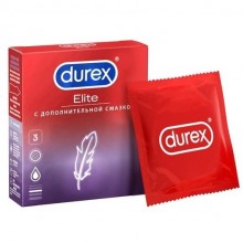 Сверхтонкие презервативы «Elite» от компании Durex, упаковка 3 шт, Durex Elite №3