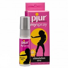 Возбуждающий женский спрей «Myspray» от компании Pjur, объем 20 мл, 10470, 20 мл.