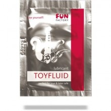 Лубрикант на водной основе «Toyfluid» от компании Fun Factory, объем 3 мл, 71102, из материала Водная основа, 3 мл., со скидкой