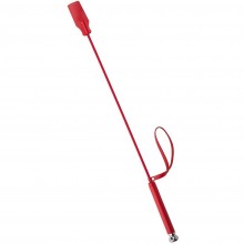 Длинный стек с кожаной ручкой от компании СК-Визит, цвет красный, 3030-2, длина 70 см.