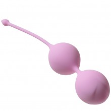 Классические вагинальные шарики «Fleur-de-lisa» на силиконовой сцепке из серии Love Story от Lola Toys, цвет розовый, 3006-01Lola, бренд Lola Games, длина 19.5 см.