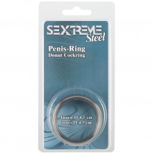 Металлическое эрекционное кольцо «Steel Cock Ring» от компании Orion, цвет серебристый, 0507822, диаметр 4.5 см.