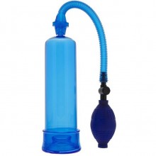 Мужская вакуумная помпа «Menzstuff Penis Enlarger», цвет синий, Dream Toys 20074, из материала Пластик АБС, длина 19 см., со скидкой