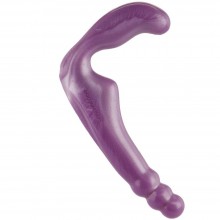 Безремневой страпон из силикона «The Gal Pal» от компании Doc Johnson, цвет фиолетовый, 106-02 BX DJ, длина 10 см.