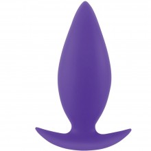 Силиконовая анальная пробка для ношения «Inya Spades - Medium - Purple» от компании NS Novelties, цвет фиолетовый, NSN-0551-25, длина 10.5 см.