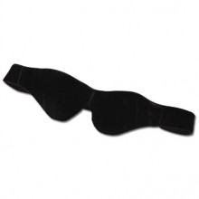 Мягкая маска на глаза «Unisex Blindfold» от компании Lux Fetish, цвет черный, размер OS, LF1325, из материала полиэстер, One Size (Р 42-48)