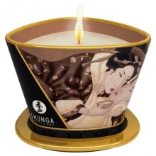 Массажная свеча «Intoxicatin Chocolate» с ароматом шоколада, 170 мл, Shunga 4509, из материала Масло, 170 мл.