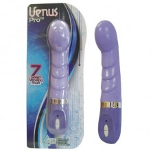Мощный мультискоростной вагинальный вибратор «Venus» от компании Gopaldas, цвет фиолетовый, 14-173-E19-BCD, длина 12.5 см.