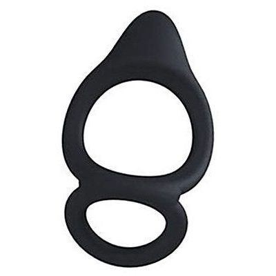 Двойное эрекционное кольцо на пенис «Marcus» от компании Levett, цвет черный, 16009, диаметр 3.2 см.