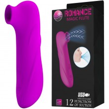 Вакуумный стимулятор клитора «Magic Flute» от известной компании Baile, цвет фиолетовый, MC27, из материала Силикон, длина 14.3 см.