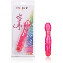 Классический гелевый вагинальный вибратор «Sparkle Twinkle Teaser-Pink» от California Exotic Novelties, цвет розовый, SE-0795-25-2, бренд CalExotics, длина 14 см.