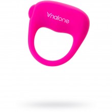 Силиконовое виброкольцо на пенис «Ping» от компании Nalone, цвет розовый, VS-VR37, длина 4.1 см.