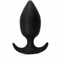 Анальная пробка для ношения «Insatiable» со смещенным центром тяжести из коллекции Spice It Up от Lola Toys, цвет черный, 8011-01lola, длина 8.5 см.