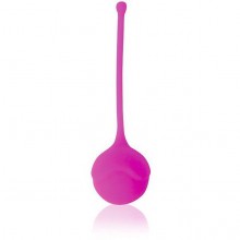 Вагинальный шарик на силиконовом шнурке от компании Cosmo, цвет розовый, BIOCSM-23004, диаметр 3.8 см.
