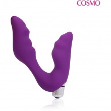 Вагинальный вибратор для клитора и точки-G от Cosmo, цвет фиолетовый, BIOCSM-23089, бренд Bior Toys, длина 12.7 см.