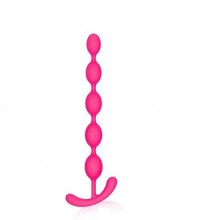 Цепочка анальная из силикона на сцепке от компании Cosmo, цвет розовый, BIOCSM-23120, бренд Bior Toys, длина 22.3 см.