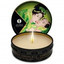 Массажное аромамасло «Massage Candle» от компании Shunga, аромат «Зеленый чай», объем 30 мл, 274611, 30 мл., со скидкой