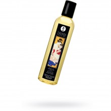 Массажное масло с ароматом ночных цветов «Seduction Midnight Flower», объем 250 мл, Shunga 1019, цвет Желтый, 240 мл., со скидкой