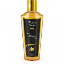 Массажное масло для тела «Huile De Massage Seche Vanille», объем 250 мл, Plaisirs Secrets 826072, цвет Прозрачный, 250 мл.