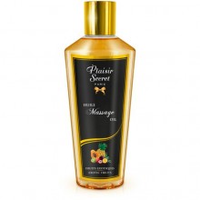 Массажное масло для тела «Huile De Massage Fruits uxotique», объем 250 мл, Plaisirs Secrets 826073, цвет Прозрачный, 250 мл.