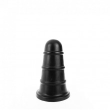 Анальный фаллоимитатор-гигант для фистинга «Dinoo Hung Deviant», цвет черный, O-Products 115-RR43, из материала ПВХ, длина 19.5 см.