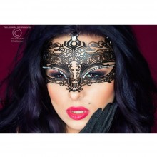 Ролевая женская маска с узорами «Mysterious Chili Mask», цвет черный, размер OS, Chilirose CR2600, One Size (Р 42-48), со скидкой