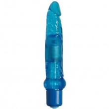 Гелевый анальный вибратор «Jelly Anal Blue», цвет голубой, You 2 Toys 0561630, из материала ПВХ, коллекция You2Toys, длина 17.5 см.