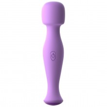 Сиреневый жезловый вибратор Body Massage-Her, цвет фиолетовый, длина 16 см.