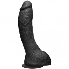 Универсальный фаллоимитатоор-насадка Kink «Perfect P-Spot Cock», цвет черный, Doc Johnson 2406-01 BX DJ, из материала TPE, длина 22.9 см.