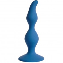 Анальная пробка «Vesta» из силикона, цвет синий, Le Frivole Costumes 05518 S, длина 12.5 см.