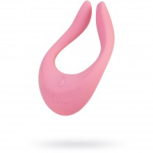 Перезаряжаемый парный вибратор «Partner Multifun 2», цвет розовый, Satisfyer J2018-30, длина 13.5 см.