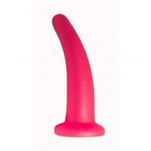 Изогнутый гелевый плаг-массажер для простаты, цвет розовый, Биоклон 437300ru, бренд LoveToy А-Полимер, из материала ПВХ, длина 12.5 см.
