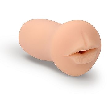 Мужской мастурбатор-ротик с эффектом смазки S-Line «Oral Flesh», длина 13 см.
