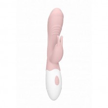 Женский вагинальный вибратор Love Line «Rabbit Juicy», цвет розовый, Shots Media SH-LOV017PNK, длина 19.5 см.