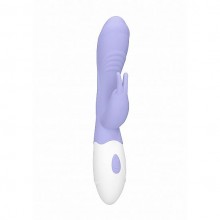 Женский вагинальный вибратор Love Line «Rabbit Juicy», цвет фиолетовый, Shots Media SH-LOV017PUR, из материала Силикон