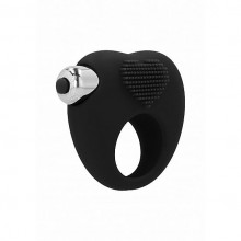 Вибрирующее кольцо Simplicity «Aubin10 Speed Black» со съемной вибропулей, цвет черный, Shots Media SH-SIM047BLK, из материала Силикон, коллекция Simplicity by Shots, со скидкой