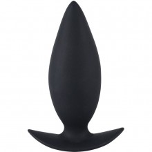 Средняя анальная пробка из силикона «Booty Beau Medium», цвет черный, You 2 Toys 0508012, бренд Orion, длина 10 см.