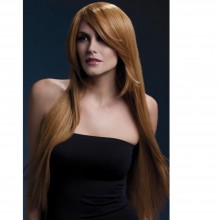 Женский эффектный парик с косой челкой «Amber», цвет оранжевый, размер OS, Fever 03868, из материала акрил, длина 71 см.