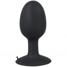 Большая силиконовая анальная пробка с присоской «Backdoor Friend XL», цвет черный, You 2 Toys 0524417, длина 13.5 см.