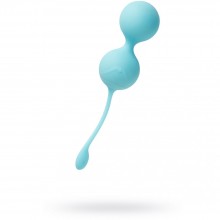 Женские вагинальные шарики с вибрацией и дистанционным управлением «Lucia», цвет голубой, JOS 782010, из материала Силикон, длина 16 см., со скидкой
