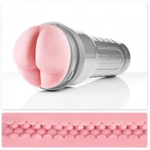 Мастурбатор-попка для мужчин «Fleshjack - Pink Endurance Jack Ass» для тренировки выносливости, цвет розовый, FleshLight FL713, из материала Super Skin, длина 25 см.