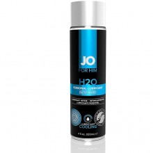 Мужской охлаждающий лубрикант на водной основе «JO for Men H2O Cooling», объем 120 мл, System JO JO40381, цвет Прозрачный, 125 мл.