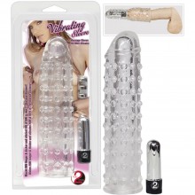 Гелевая вибронасадка на пенис «Vibro Penis Sleeve», цвет прозрачный, You 2 Toys 05633660, бренд Orion, из материала TPE, длина 17 см.