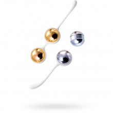 Женские вагинальные шарики со смещенным центром тяжести «Yany», цвет мульти, Nalone VS-VR31, из материала металл, длина 15.5 см.