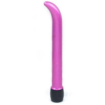 Женский вагинальный вибратор для точки G загнутой формы, длина 15.5 см.
