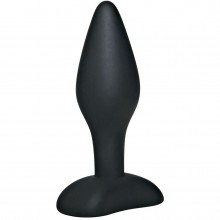 Небольшая анальная пробка Black Velvets «Small», цвет черный, You 2 Toys KAZ5037890000, длина 9 см.