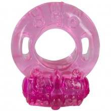 Эрекционное кольцо с вибропулей «One Time», цвет розовый, You 2 Toys KAZ5639510000